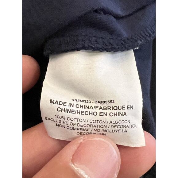 Nike Mens Navy Athletic Cut The Nike Tee Rob Gronkowski #87 NE Patriots Size L - Picture 7 of 12